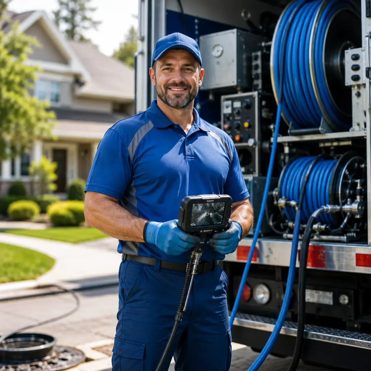 Local outdoor drain cleaning specialists in Cedar Springs, MI